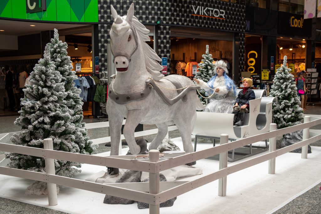 event-udlejning hest med kane